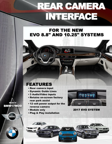 CAMERA INTERFACE  PART#BMW17MOD