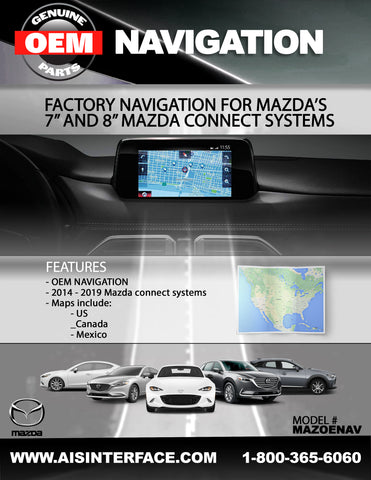 MAZDA NAVIGATION PART#MAZOENAV