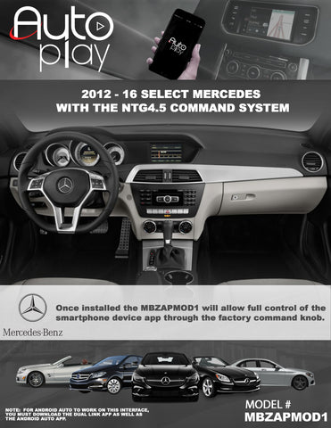 MERCEDES NTG4.5 AUTOPLAY PART#MBZAPMOD1