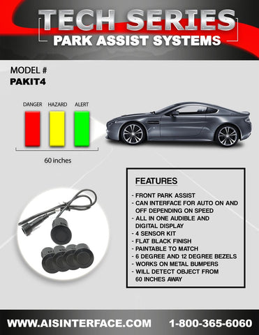 PAKIT4 - BACKUP SENSOR FRONT SYSTEM