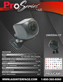 PRO SERIES CAMERA PART#PROUCAM1