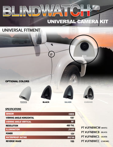 BLINDWATCH CAMERA KIT PART#UFNBWCS