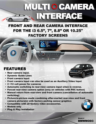 CAMERA INTERFACE PART#BMWMOD3
