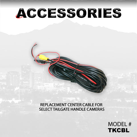 REPLACEMENT CENTER CABLE FOR SELECT TAILGATE HANDLE CAMERAS PART#TKCBL